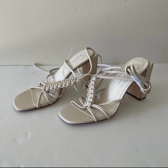 Jessica Simpson Women’s Slip On Leather Dress Shoes Sandals - Picture 5 of 12